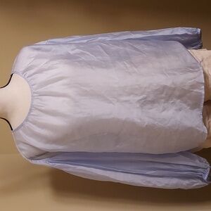 Future Collective Women's Sheer Balloon Sleeve Blouse